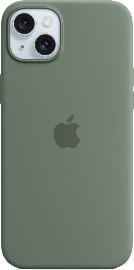

Чехол для телефона Apple MagSafe Silicone Case для iPhone 15 Plus (кипарис)
