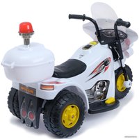 Электротрицикл Sima-Land Мотоцикл шерифа (белый)