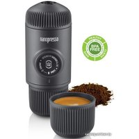 Ручная кофеварка WACACO Nanopresso Grey + Термос THERMOS JNL-754 PBK 750 мл в Мозыре