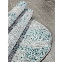 Ковер для жилой комнаты Merinos Palermo F281-OVAL-GRAY (1.6х2.3) в Пинске