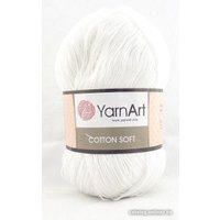 Пряжа для вязания Yarnart Cotton Soft 62 100 г 600 м (белоснежный)