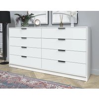 Комод Интерлиния Концепт КТ-К197 (белый платинум/белый платинум)