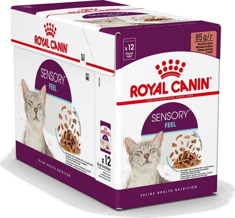 Консервированный корм для кошек Royal Canin Sensory feel jelly (в желе) 12x85 г