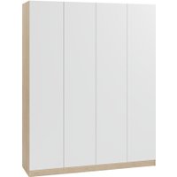 Шкаф распашной Soma Lord Lite 160x200 (дуб сонома/белый)