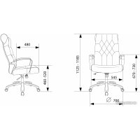 Офисное кресло Бюрократ T-9928SL Fabric (серый Italia 26/крестовина металл хром) в Барановичах