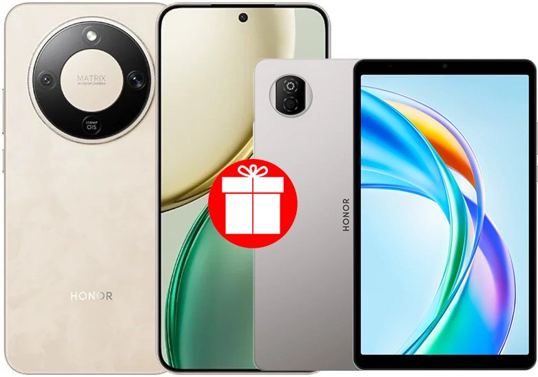 

Телефон HONOR X9d 8GB/256GB международная версия (бежевый) и планшет HONOR Pad X7 Wi-Fi 6GB/128GB (серый) по акции