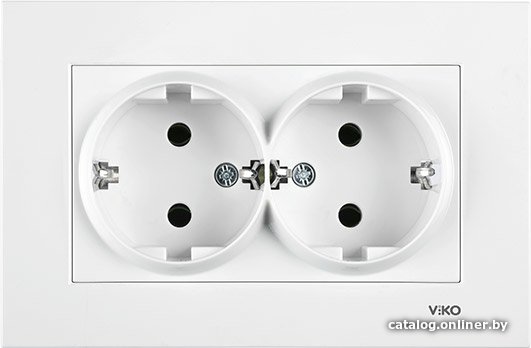 Розетка Viko Karre 90960056 (с рамкой)