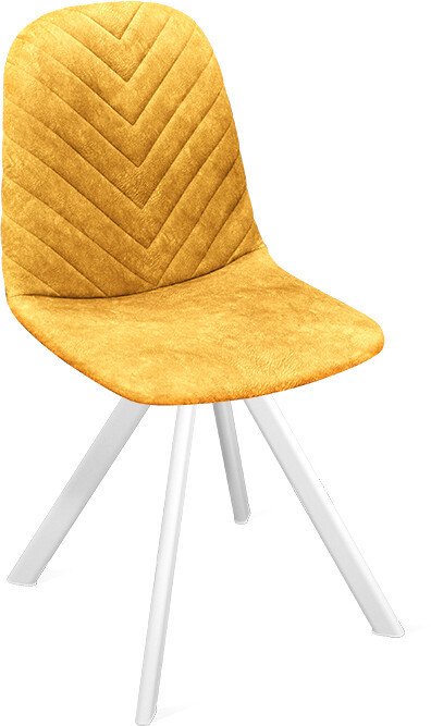 

Стул Трия Шерри К2 (белый матовый/микровелюр Wellmart Yellow)