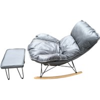 Кресло-качалка Mio Tesoro Монга-2 (темно-серый)