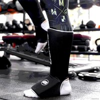 Защита голени и стопы BoyBo Хлопчатобумажная (L, черный)