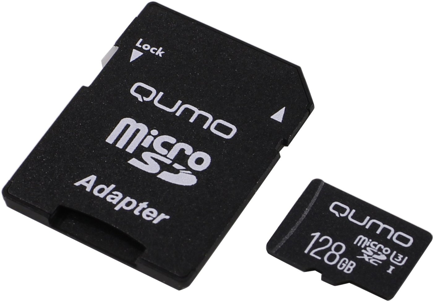 

Карта памяти QUMO microSDXC QM128GMICSDXC10U3 128GB