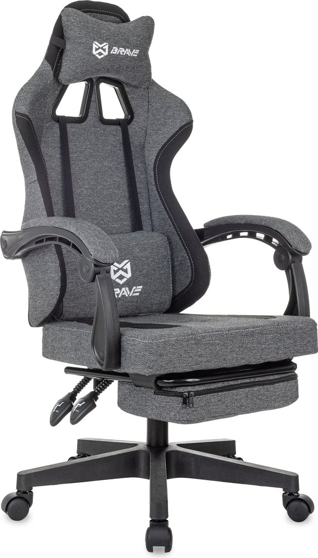 

Игровое (геймерское) кресло Brave Knight OPUS/F mini (серый/черный)