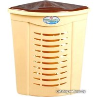 Корзина Эльфпласт 081 (бежевый/коричневый)