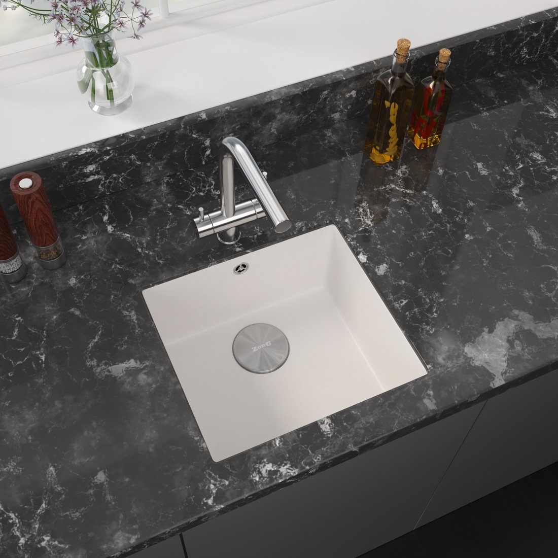 

Кухонная мойка ZorG Fast 44 Premium alba