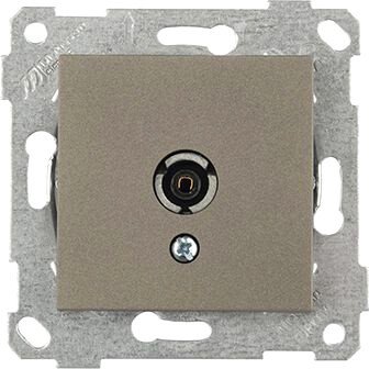 

Розетка телевизионная Mutlusan Rita 2200-170-0186 (антрацит)