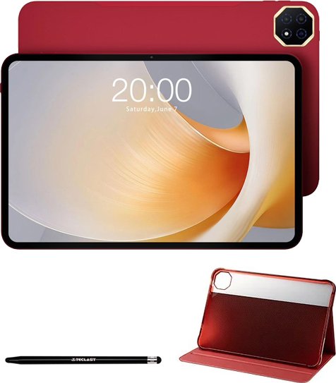 

Планшет Teclast T65 Plus 8GB/256GB LTE (красный, с чехлом)