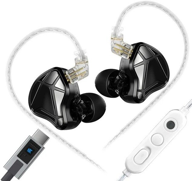 

Наушники KZ Acoustics Axas Gaming USB Type-C (с микрофоном, черный)