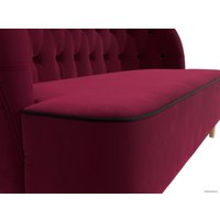 Диван Лига диванов Амиса 109836 (бордовый)