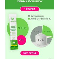 Стиральный порошок Synergetic в стиках 100 шт