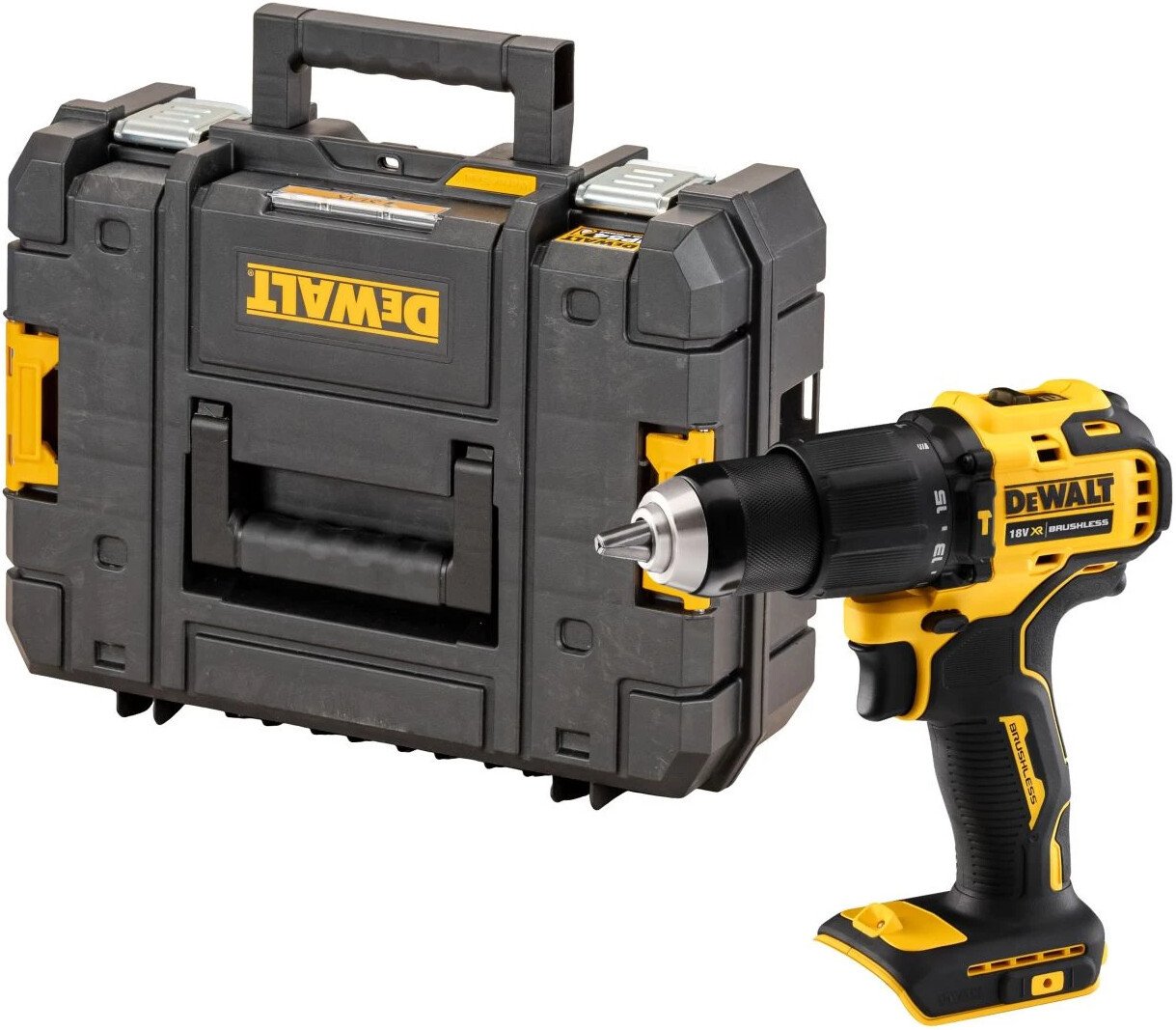 Ударная дрель-шуруповерт DeWalt DCD709NT (без АКБ, кейс)