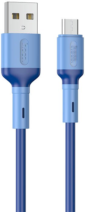 

Кабель Hoco X65 USB Type-A - microUSB (1 м, синий)