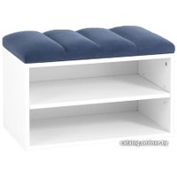 Тумба для обуви Stool Group Хольст vt-holst-785 (белый/велюр синий)