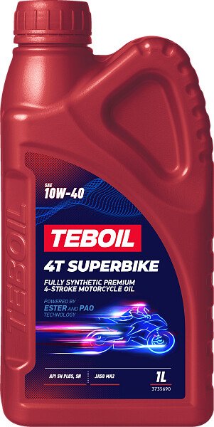 

Моторное масло Teboil 4T Superbike 10W-40 1л
