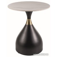 Журнальный столик Signal Virgo (белый/черный/золотой)