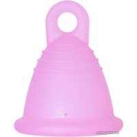 Менструальная чаша Me Luna Soft Shorty M кольцо (розовый)