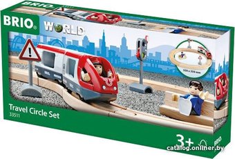 BRIO Набор дороги со светофором и поездом 33511