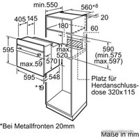 Электрический духовой шкаф Bosch HBG34B560