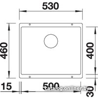 Кухонная мойка Blanco Subline 500-U (жасмин)