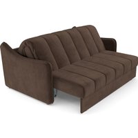 Диван Мебель-АРС аккордеон Давос НПБ 140x200 см M2-113-7 (велюр молочный шоколад НВ-178/13) в Гомеле