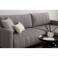 Угловой диван Divan Маркфул Velvet Grey 134901 (серый)