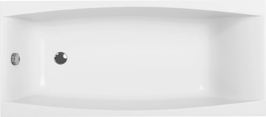 

Ванна Cersanit Virgo 170x75 с ножками со смесителем Brasko Black однорычаж. (с сифоном Prime)