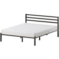 Кровать Домаклево Сталь 180x200 (черный)