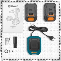 Гайковерт Bort BSR-21U 93418477 (с 2-мя АКБ, кейс)