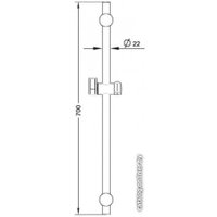 Душевая штанга Esko SR725