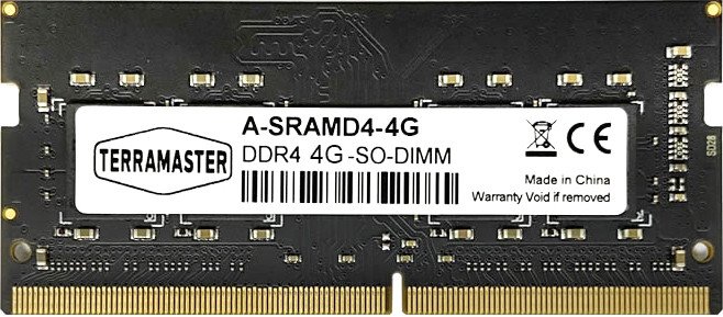

Оперативная память TerraMaster 4ГБ DDR4 SODIMM 2400 МГц A-SRAMD4-4G