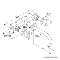 Смеситель Kludi Nova Fonte 201440520