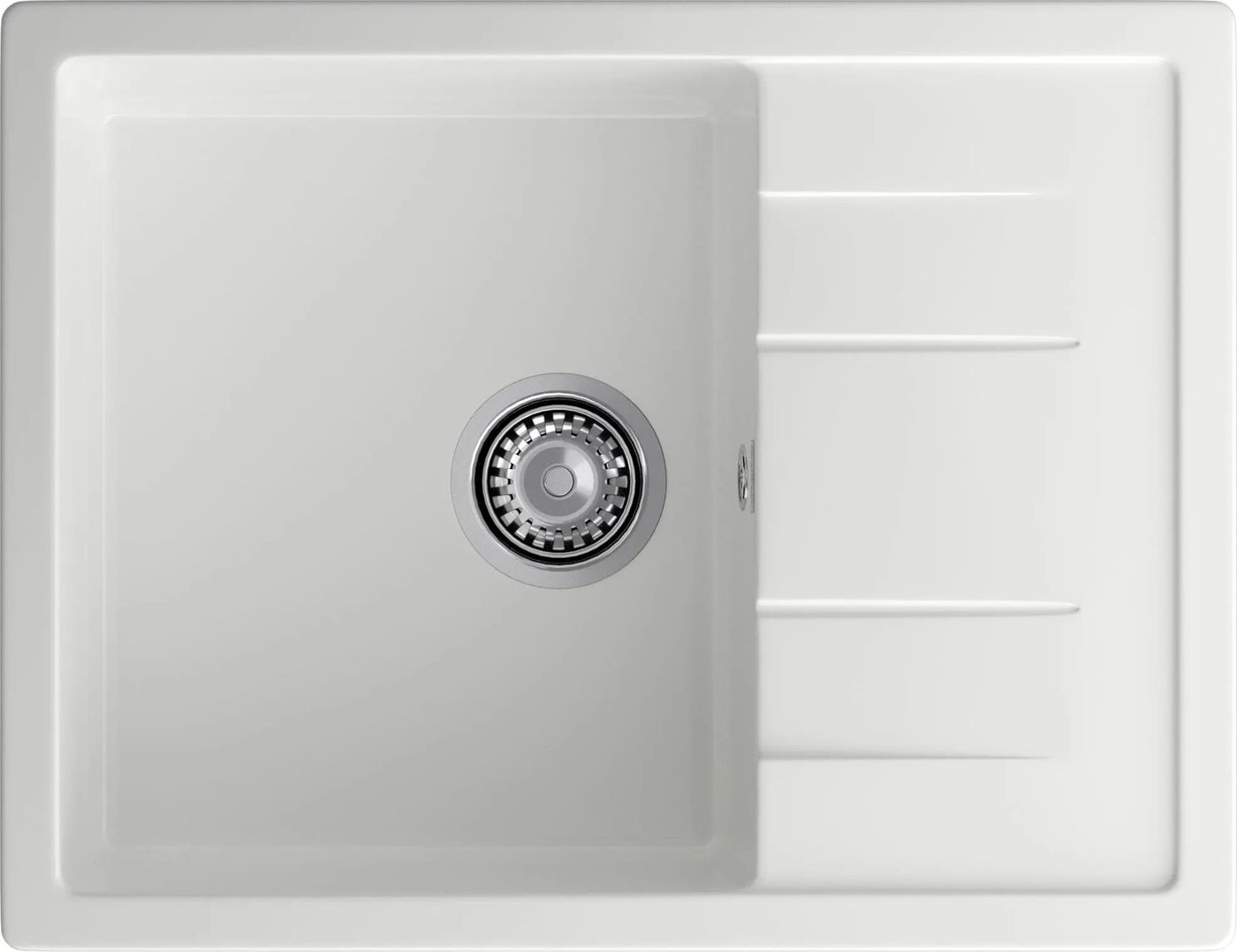 

Кухонная мойка GranFest Quadro 650L (иней)