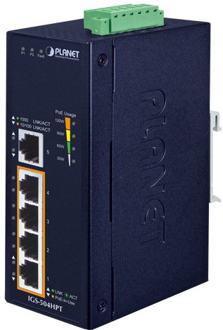 

Неуправляемый коммутатор PLANET IGS-504HPT