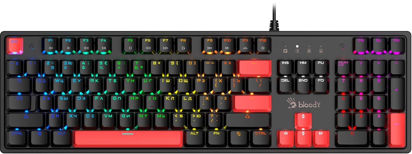Клавиатура A4Tech Bloody S520N (черный)