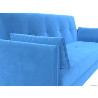 Диван Лига диванов Лига-018 117839 (велюр голубой)