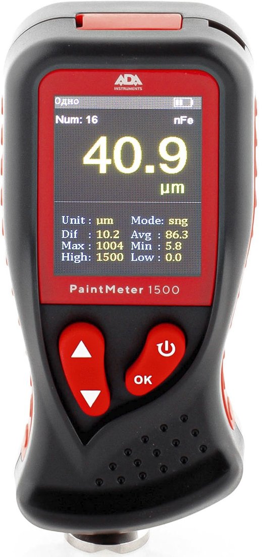 

Толщиномер ADA Instruments PaintMeter 1500