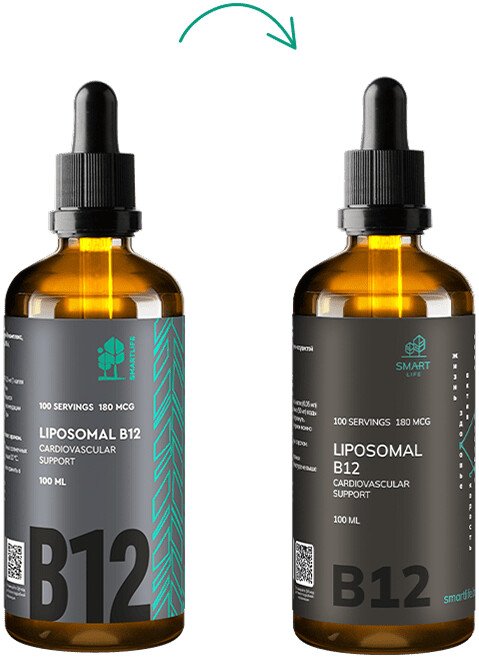 

БАД SmartLife Липосомальный витамин В12 (100 мл)