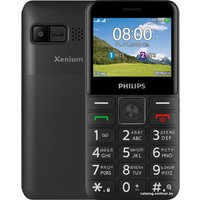 Кнопочный телефон Philips Xenium E207 (черный)