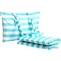 Полотенце Сирень Лучший пляж 4999267 (голубой)