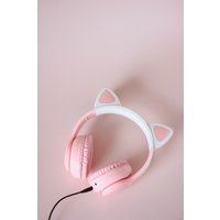 Наушники Miru Cat EP-W10 (розовый) + Defender Enjoy S600