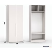 Шкаф распашной Кастанье Модерн Ш 1000.3 (кашемир)